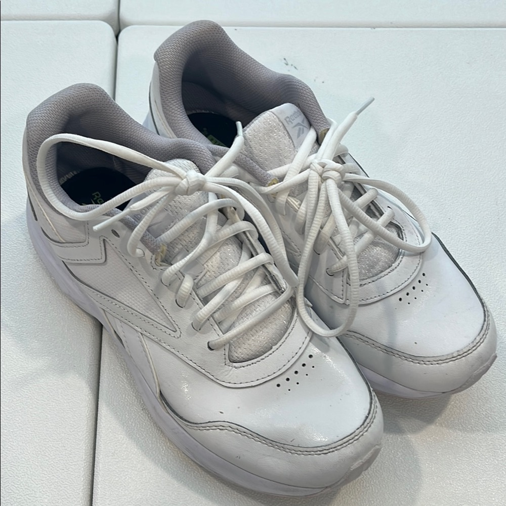 Reebok White Athletic Shoes